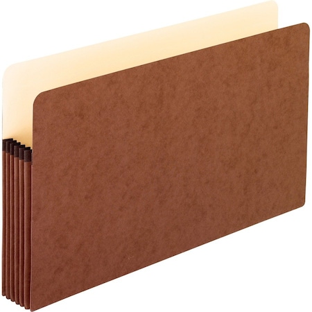 Tops Business Forms Pendaflex, POCKET FILE, 5.25in EXPANSION, LEGAL SIZE, RED FIBER S36G