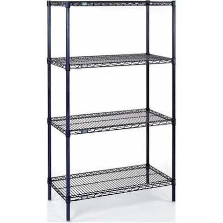 Tosafos Electroplating Starter Shelf Unit - Nexelon - 24 x 30 x 86 in. TO3086190