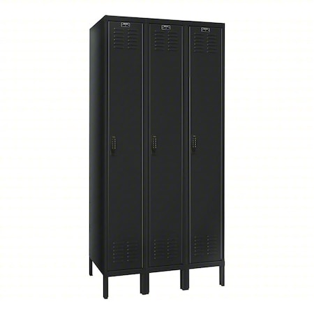 Hallowell Locker, 12 in W, 18 in D, 72 in H UEL3288-1A-ME