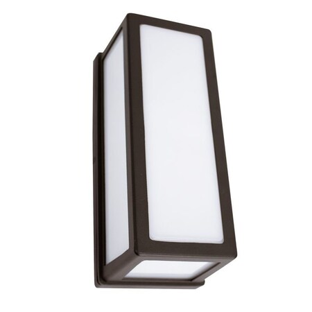 Westgate 10in 15W IP65 WALL SCONCE DIE-CAST, PC LENS, 30/40/50K TRIAC DIM, 30K/40K/50K, Oil-rubbed bronze LRS-P1-MCT-BR