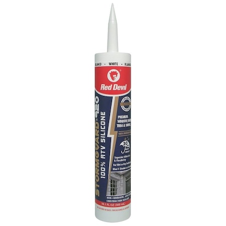 Red Devil Sealant Silicone White 10.1Oz 0780