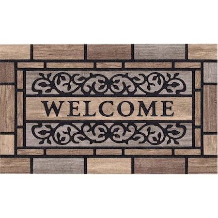Apache Mills Apache Masterpiece Wood Stone Door Mat 730-4014F