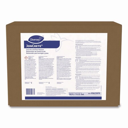 Diversey JonCrete Concrete and Floor Restorer, Fresh Scent, 5 gal Envirobox 95623979