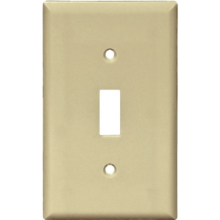 Eaton Wiring Devices WALL PLATE 1 GNG TGL NYLN IVRY 5134V