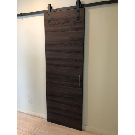 Sartodoors Slab Barn Door Panel, Planum 0010 Chocolate Ash, Sturdy Finished Doors, Pocket Closet Sliding PLANUM0010S-CA-18