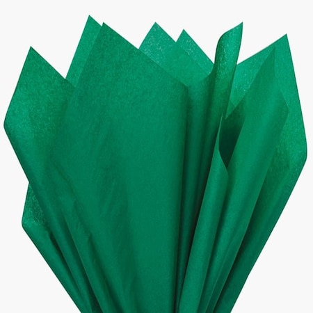 Nashville Wraps Emerald Green Color Tissue Paper, 15x20, 480PK CT1EM