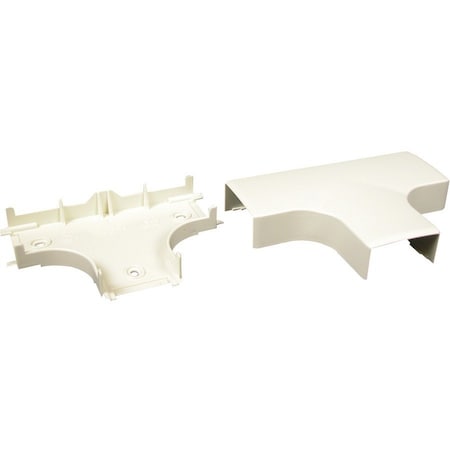 Wiremold Tee Fitting, White, PVC PN10F15WH