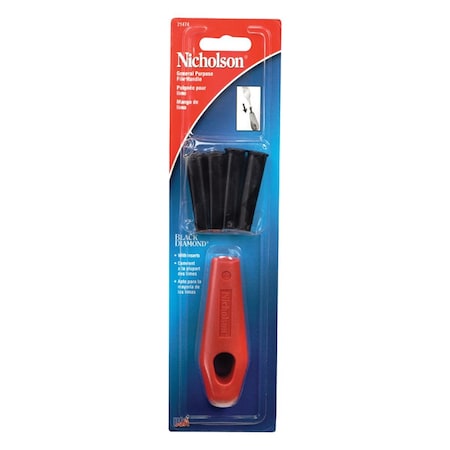 Eat-In 4 in. Plastic File Handle EA3300805