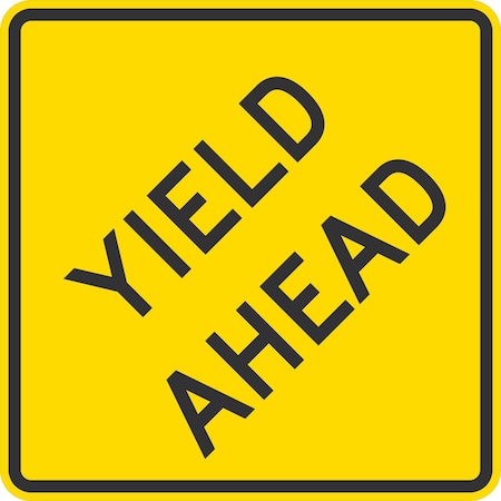 Lyle Yield Ahead, 30x30, Diamond Grade, Yellow G-14997-DG_30x30