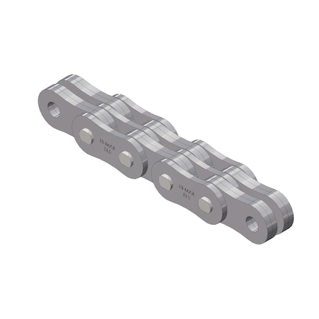 Senqcia Hi-Max Riveted Leaf chain, 100 ft OAL, 5/8 in Pitch, Carbon Steel BL534HMR100