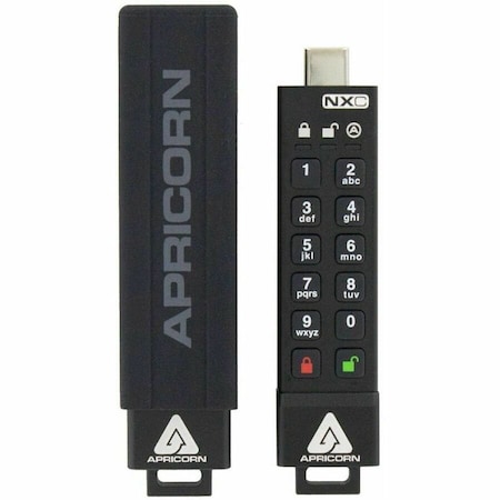 Apricorn 256GB 256-BIT AES XTS HARDWARE ENCRYPTED SECURE USB 3.0 MEMORY KEY ASK3-NXC-256GB