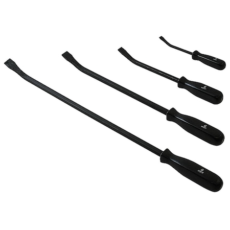 Sunex Pry Bar Set With Ergonomic Handles, 8 in - 24 in, 4-Piece 9704