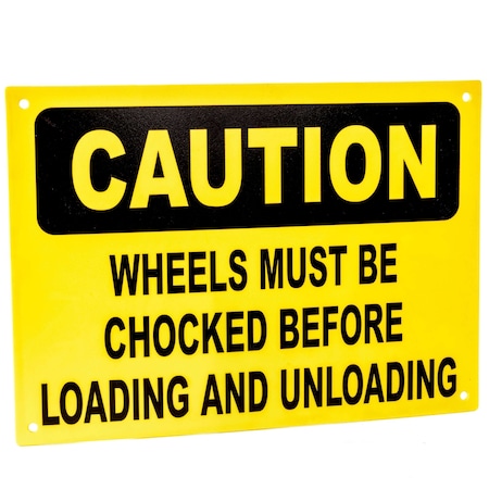 Ideal Warehouse Innovations Econo Caution Sign - English 60-7242