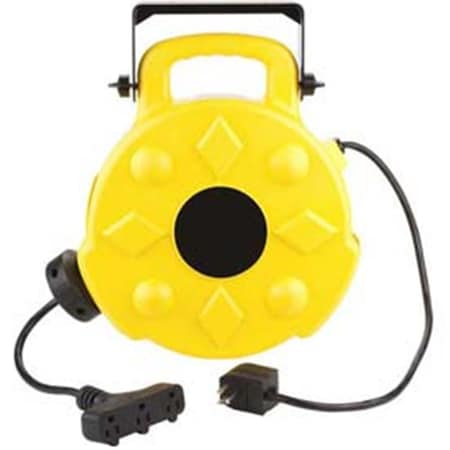 Virtual Cord Reel, 14 AWG, Yellow Reel Color, 50 ft Length VI2968580