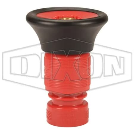 Dixon Fog Nozzle with Bumper, 1 in Inlet, Polycarbonate Body FNB100NST