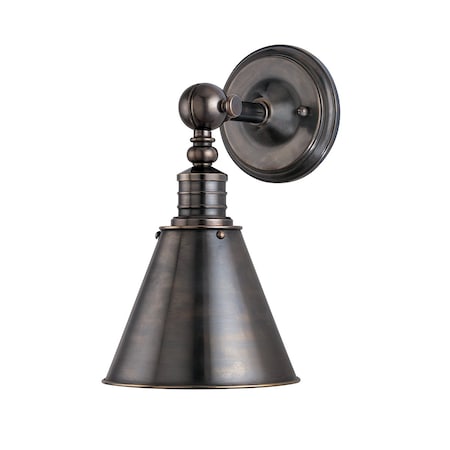 Hudson Valley Lighting Darien 1 Light Wall Sconce 8 In. Distressed Bronze 9901-DB