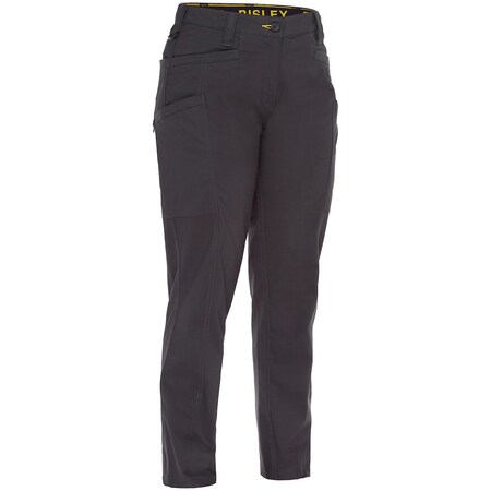 Bisley Women's Stretch Ripstop Vented Work Pants 411W6150-GR-4S