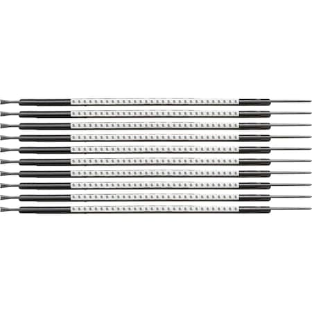 Brady ClipSleeve Wire Markers Size 05 Nylon 22 AWG - 20 AWG, 9 Pack of 300 Each, 300PK SCN05-9