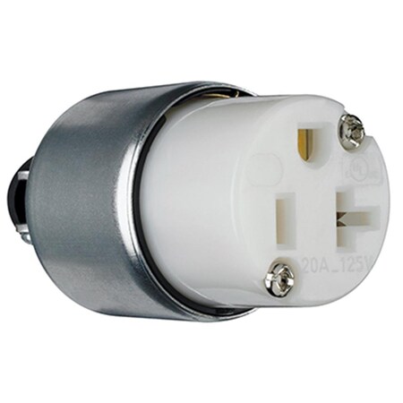Nextgen PS520CACC20 20A Armored Connector, White NE601526