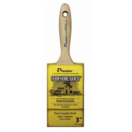 Masterchem Industries Masterchem  3 in. Home Ranch Flat Sash Paint Brush 210052