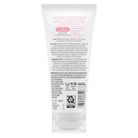 Dove Raspberry and Rose pH Balancing Cream Whole Body Deodorant, 2.5 Ounce, 12PK 64402162