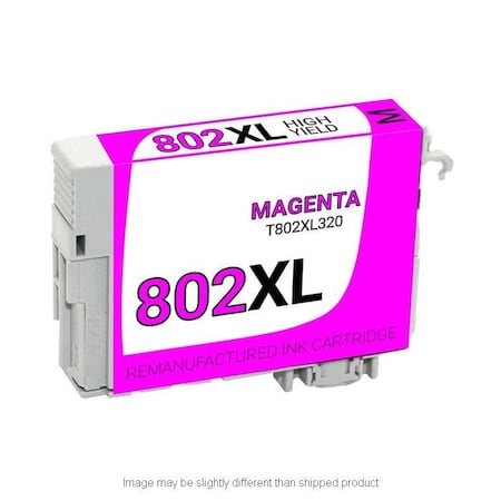 Epson Replacement T802XL320, MAGENTA Compatible InkJet Ink, 1,900 page yield T802XL320-S