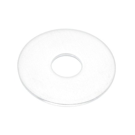 Zoro Select Flat Washer, For Screw Size M12 , PTFE Not Applicable Finish, 5 PK WASBM12WPTFE