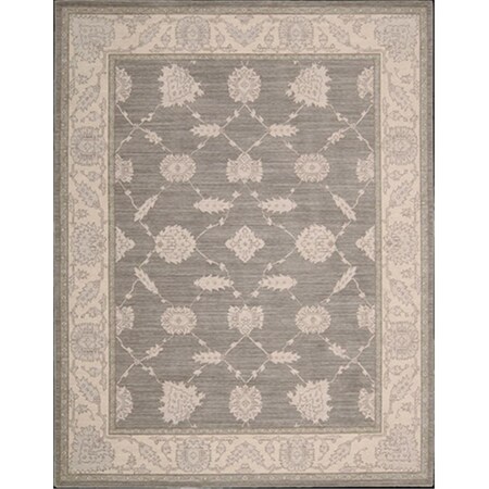 Nourison 11441 New Horizon Area Rug Collection Pewter 3 ft 9 in. x 5 ft 9 in. Rectangle 99446114419