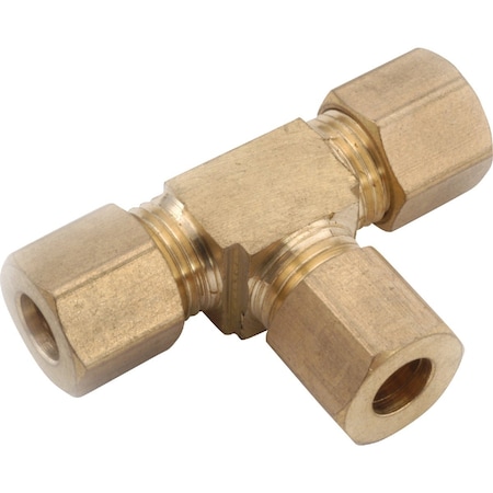 Anderson Metals 3/8'' Compression Brass Tee 750064-06