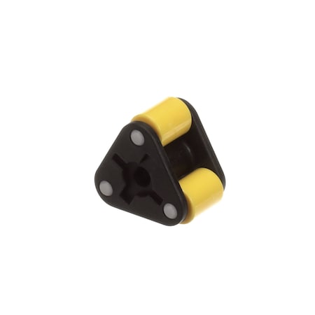 Knight Equipment Roller Assembly, Pump, 3 Lobe, Yellow/Black 7503450