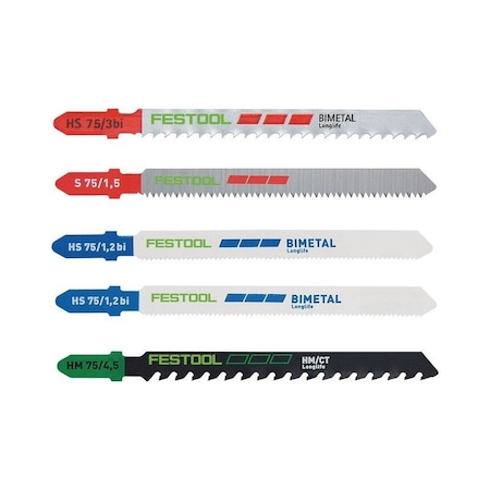 Festool Jigsaw blade set STS-Sort/21 P/M/B 578072