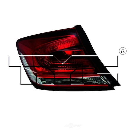 Tyc Capa Certified Tail Light Assembly 11-6574-00-9