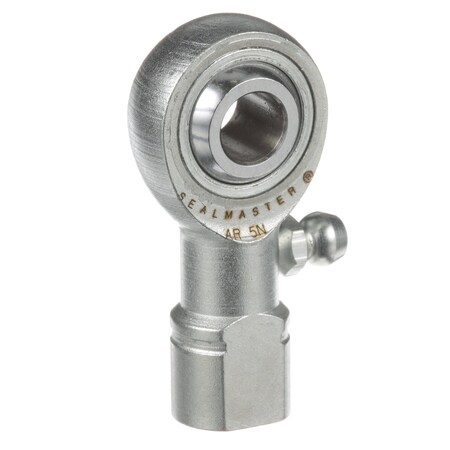 Sealmaster Female Rod End Bearing - Three-Piece Greasable Carbon Steel Race AR 5N