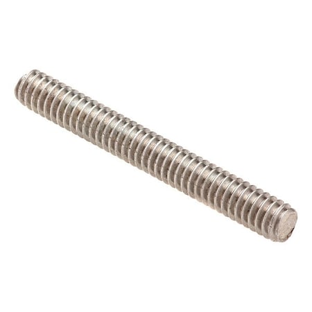Zoro Select Fully Threaded Stud, Stainless Steel STUD41010C08