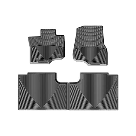 Weathertech Black, Front and Rear All Weather Floor Mats WTFB345358