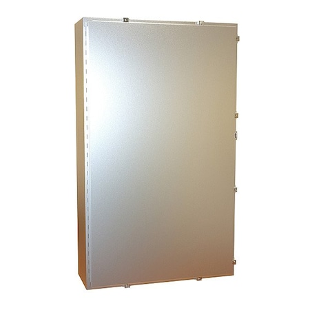 Hammond Clamps Electrical Enclosure, 60 in H, 12 in D, 36 in W, 12, 13, 3R, 4, 4X, Stainless Steel 1418N4SST12