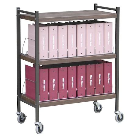 Omnimed Open Style Chart Racks Holds X-Large Binders, 16 Binder Capacity 261214-WG