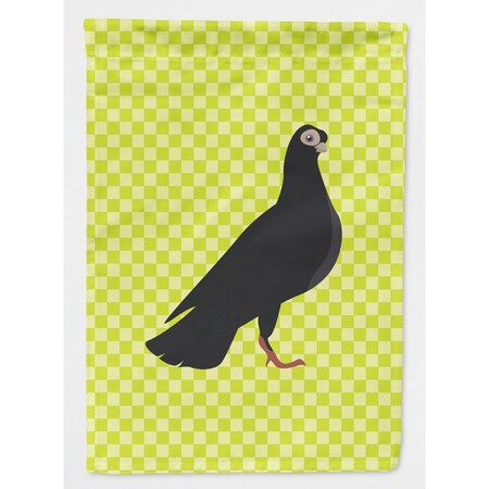 Carolines Treasures Budapest Highflyer Pigeon Green Flag Canvas House BB7773CHF