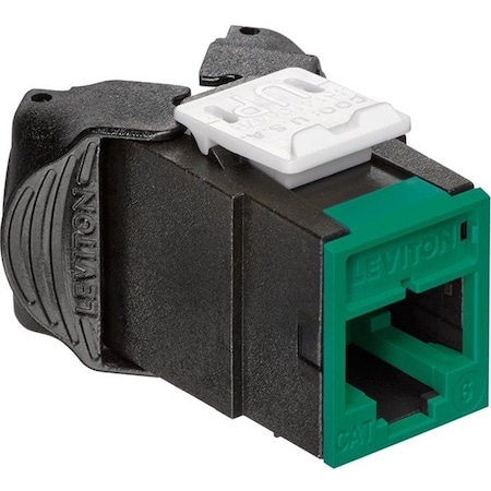 Leviton 1-PORT MOD JACK 110 8W8P UTP 61UJK-RV6