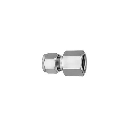 Gyrolok Female Connector: CF: 5/8in Tube x 1/2in NPT, Brass Construction 12CF8BR