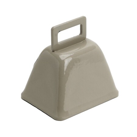 Ideal Cow Bell, 8LD Bell, Metal, Tan 7609