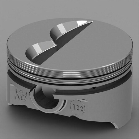 Kb Performance Pistons KB122.030 Small Block Chevy Flat Top Piston Set, 4.030 in. Bore - 7cc KBPKB122.030