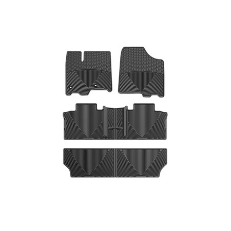 Weathertech Black, Front, Rear, and Rear All Weather Floor Mats WTCB292244245