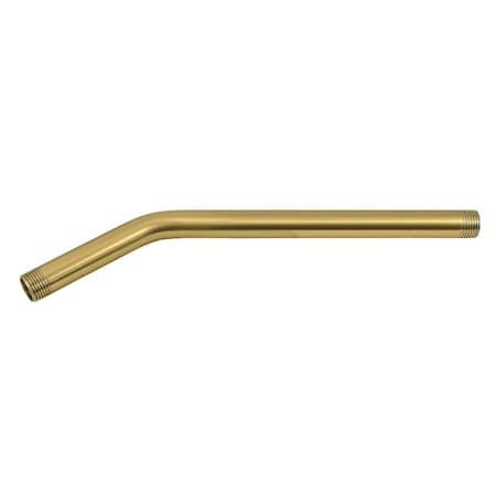 Kingston Brass 12" Shower Arm, Brushed Brass K163A7