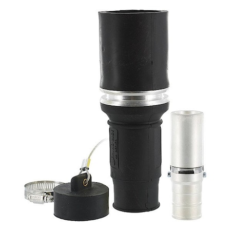 Leviton Single Pole Inline, 898 A, Female, Black 49F53-E