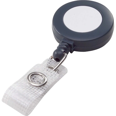 Gbc Name Badge Holder, 23", Gray, 25/Bx, PK25 50573
