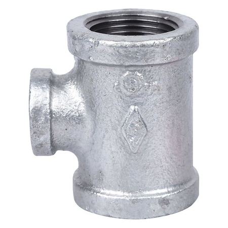 Prosource Exclusively Orgill Pipe Tee, 1 x 1 x 12 in, FIPT, Malleable Steel, SCH 40 Schedule PPG130R-25X15