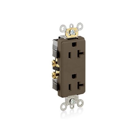 Leviton Commercial Grade Decora Receptacle, 20 Amp, 125 Volt 16352