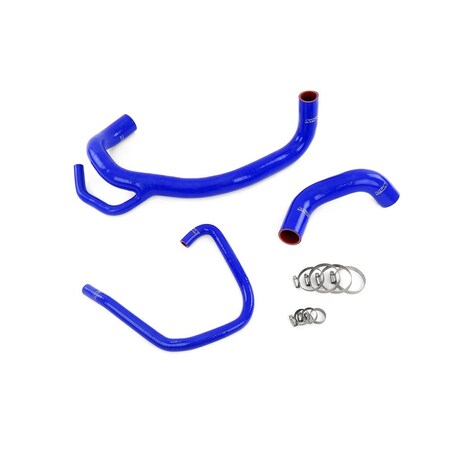Hps Performance High Temp Reinforced Silicone Radiator Coolant Hose Kit, Blue, 57-1616R-BLUE