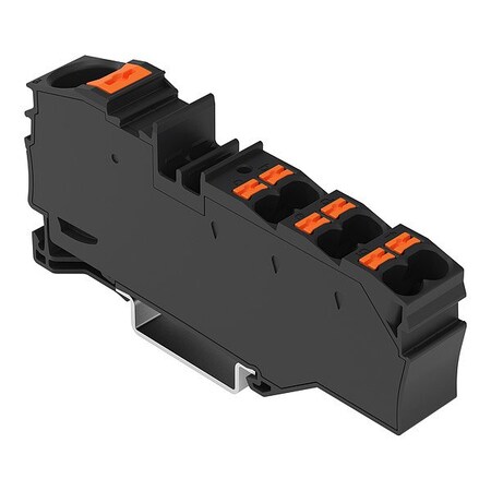 Wago Terminal Block, 3.43" L, 1.71" W, 800V 2216-8035